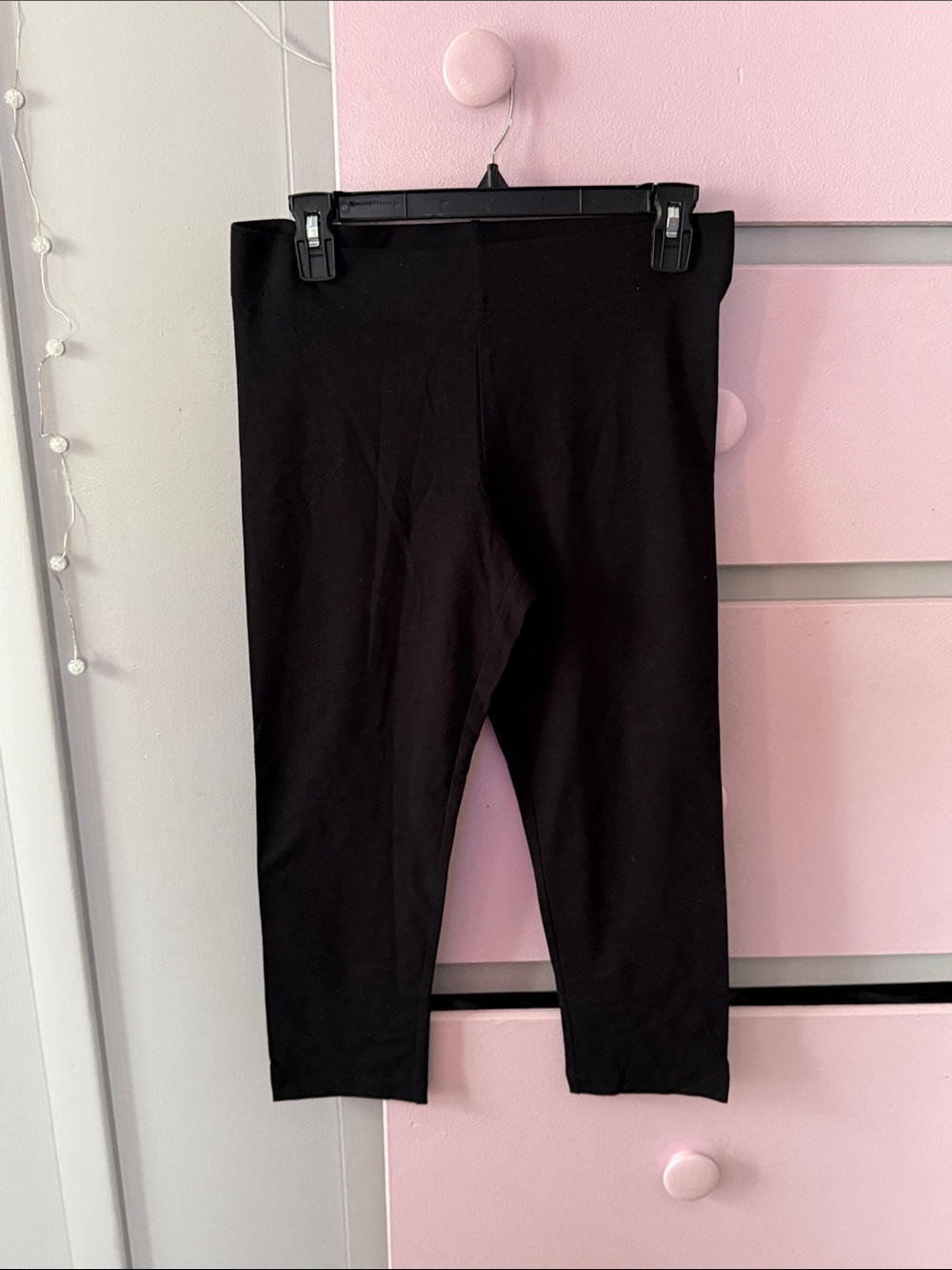 NWT Old Navy Black Cotton Stretch Leggings